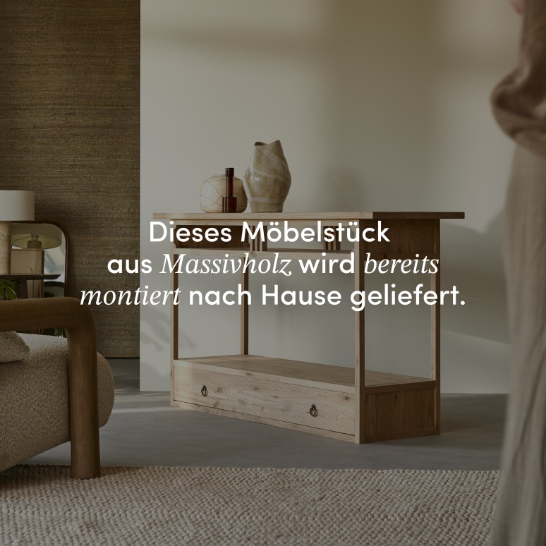 Clovis - Konsole mit 1 Schublade aus massiver Eiche