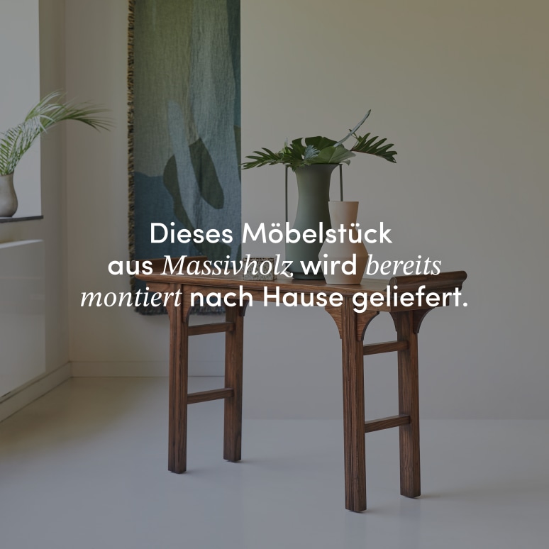 Arun - Flurkonsole aus Massivulme T. 35 cm