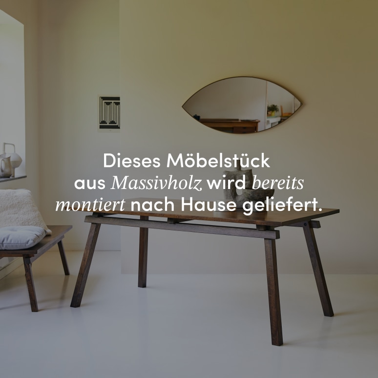 Arko - Esstisch aus massivem Mangoholz 6/8 Personen