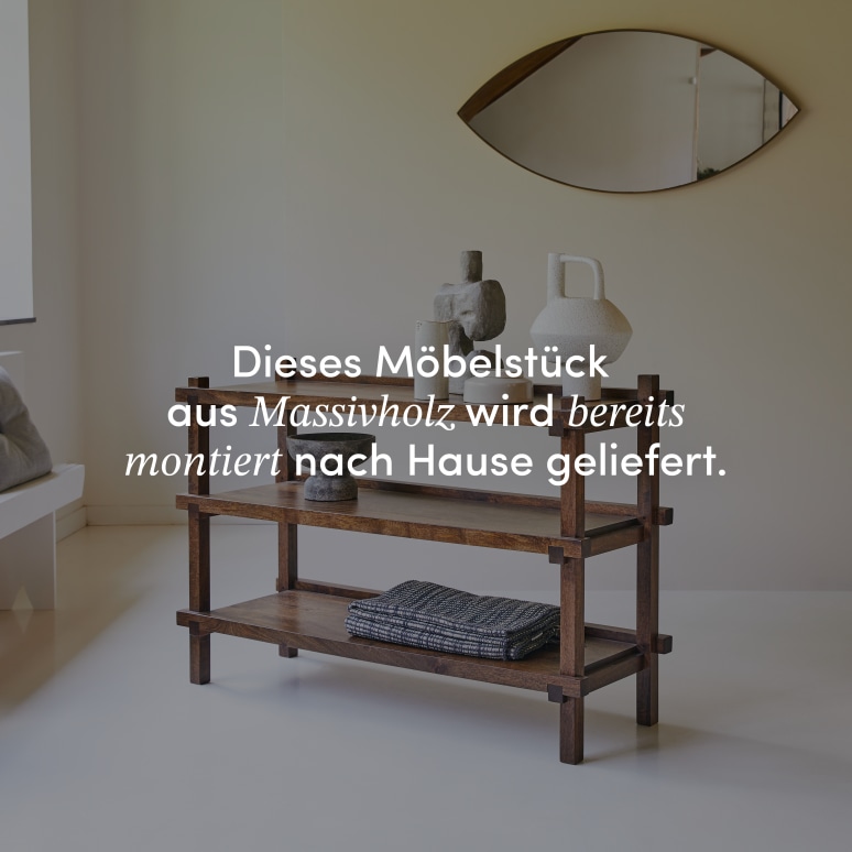 Arko - Bücherregal aus massivem Mangoholz