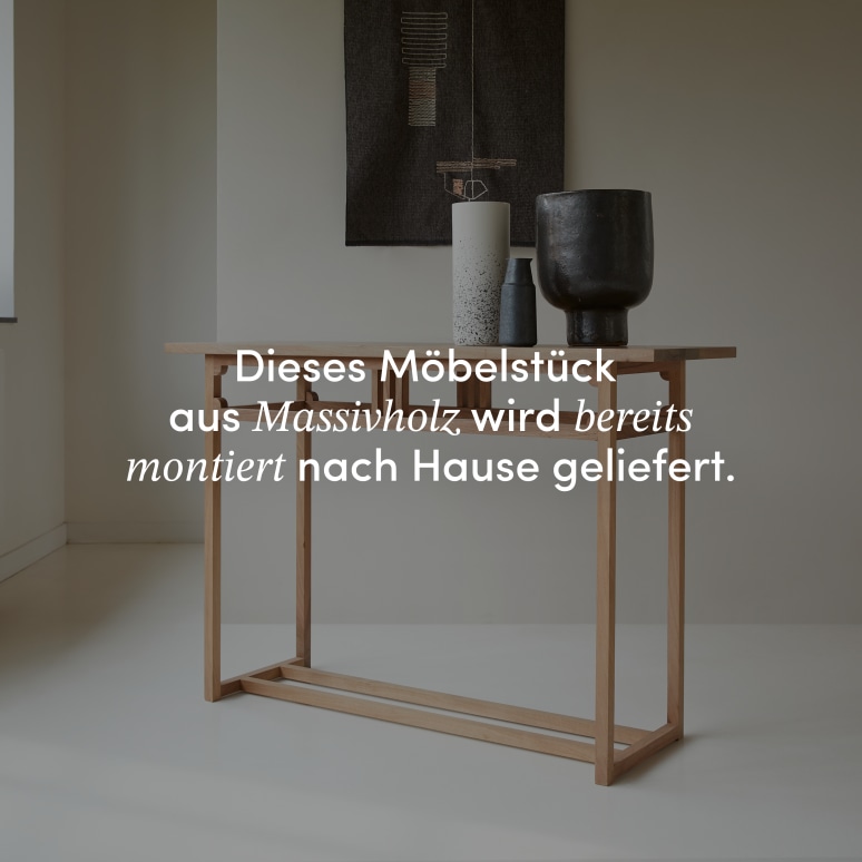 Clovis - Konsole aus französischem Nussbaum massiv