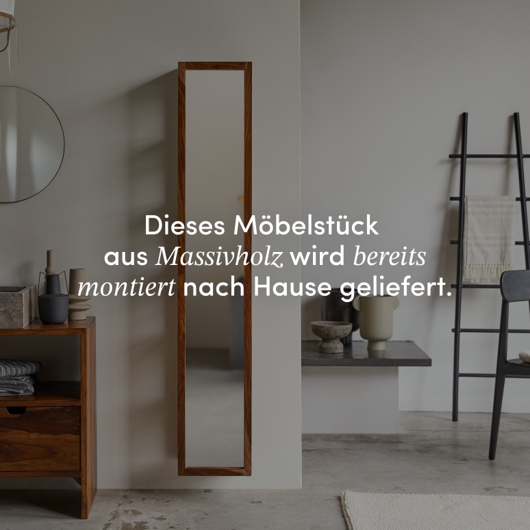 Twig - Bad-Hochschrank aus massivem Palisanderholz