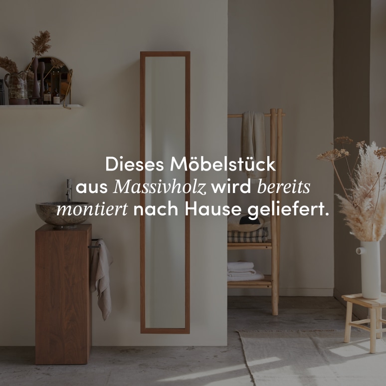 Twig - Hochschrank aus massivem Nussbaumholz rechts