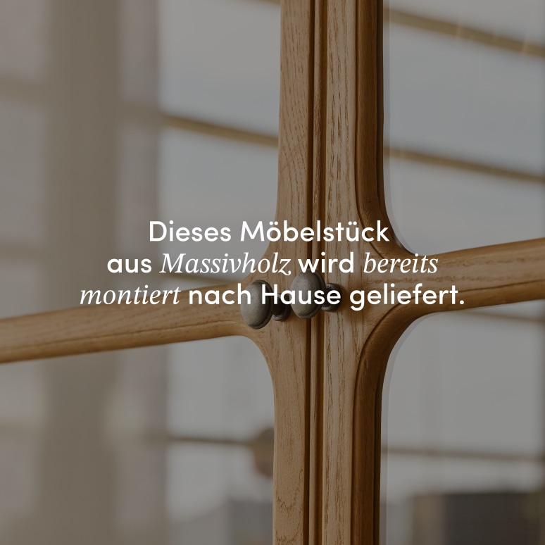 Marthe - Geschirrschrank aus Massiveiche