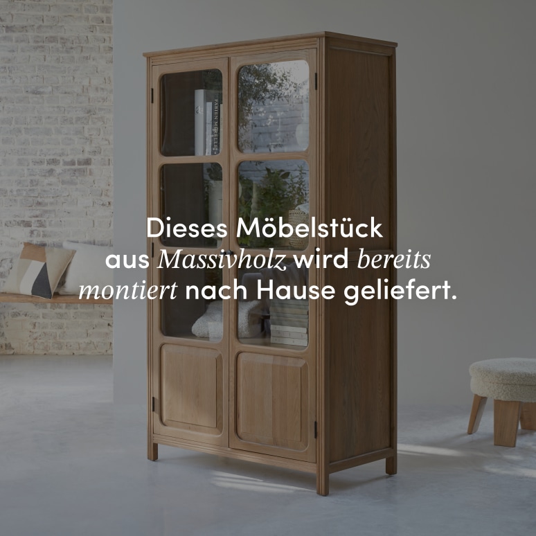Marthe - Garderobenschrank aus Massiveiche