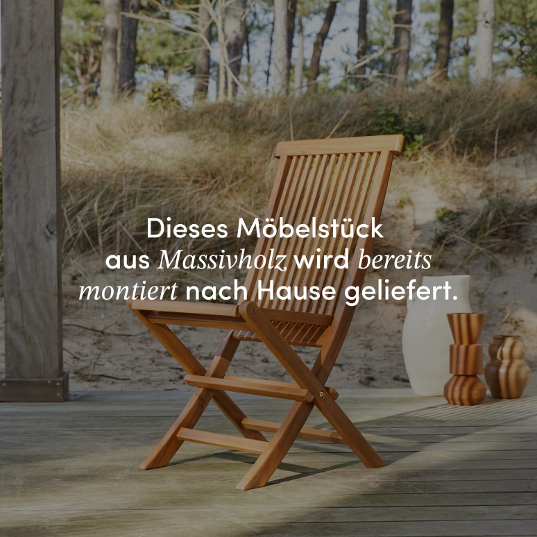 Capri - 2er-Set Gartenstühle aus massiver Akazie