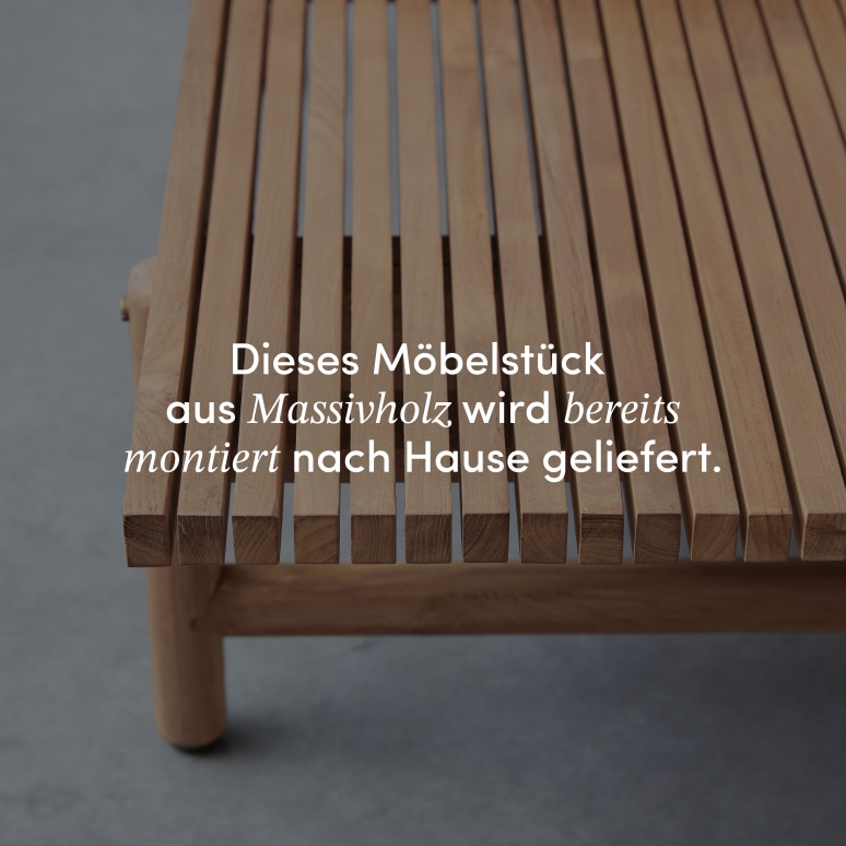 Fado - Outdoor Couchtisch aus massivem Teak