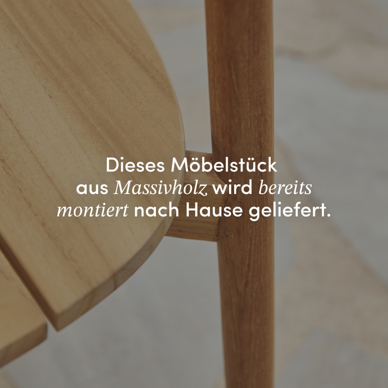 Francia - Gartenstuhl aus massivem Teakholz