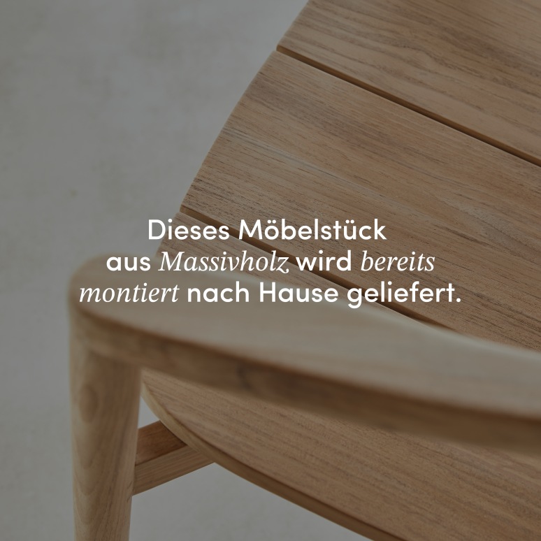 Francia - Stuhl aus Teak massiv
