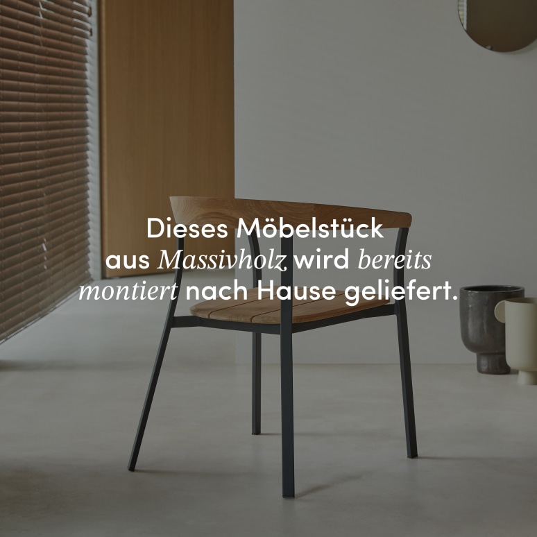 Arco - Stuhl aus Teak massiv und Aluminium