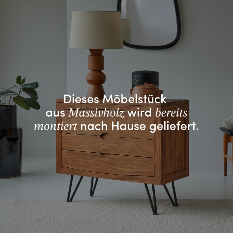 Bonnie - Kommode aus massivem Akazienholz