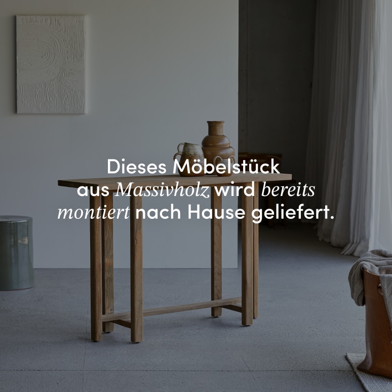 Antonia - Konsole aus massivem Recycling-Teak