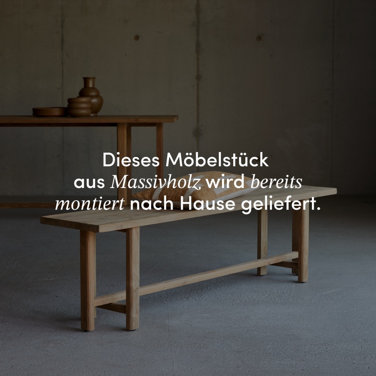 Antonia - Bank aus massivem Recycling-Teak