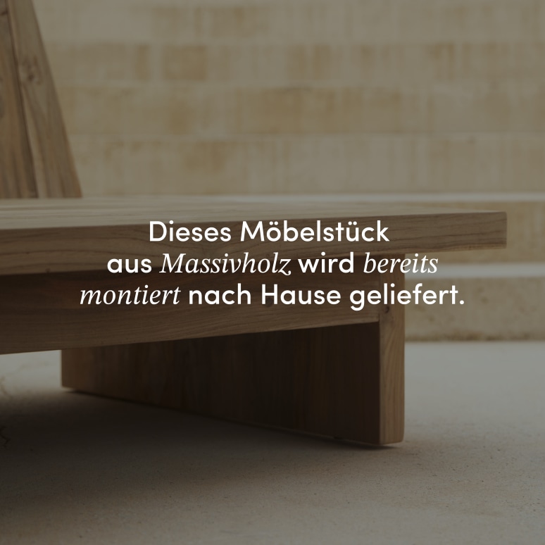 Joaquin - Gartenbank aus massivem Recycling-Teak
