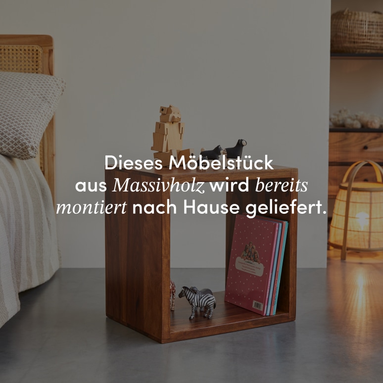 Kwarto - Kinder-Nachttisch aus massivem Palisanderholz