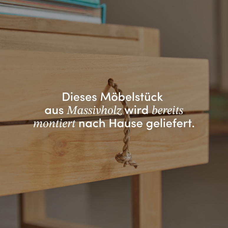 Minimalys - Kinder-Nachttisch aus massivem Teak