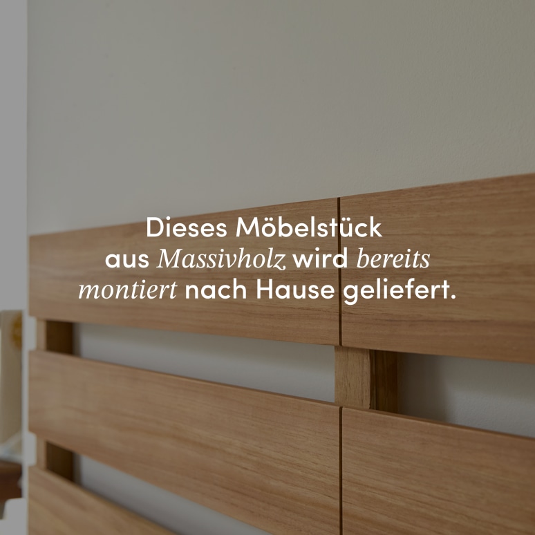 Urbain - Kinder-Kopfteil aus massivem Teak 135 cm
