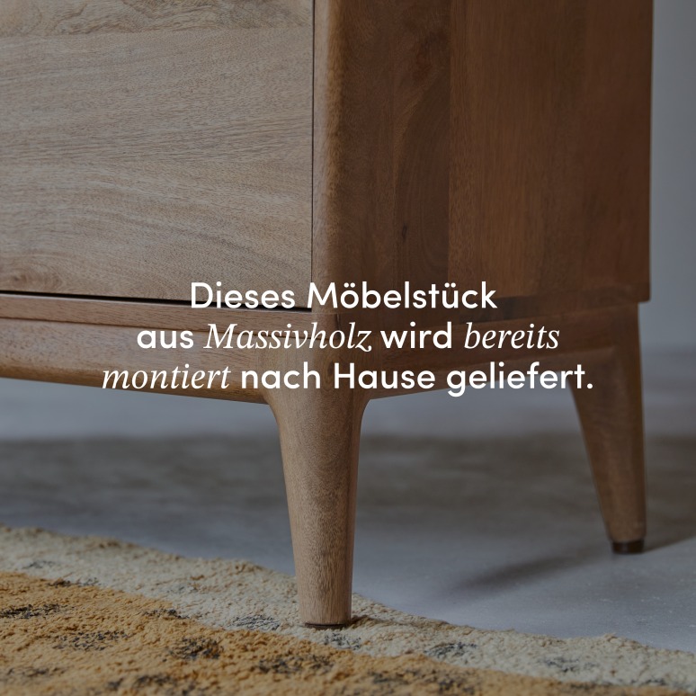 Gabrielle - Kinderkommode aus massivem Mangoholz