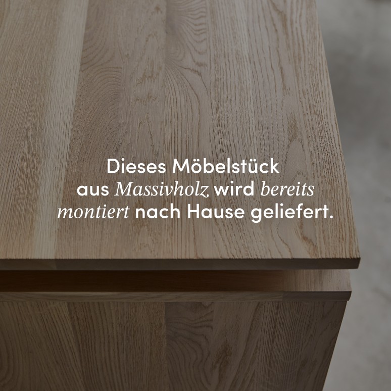 Bodi - Anrichte aus Eiche massiv 120 cm