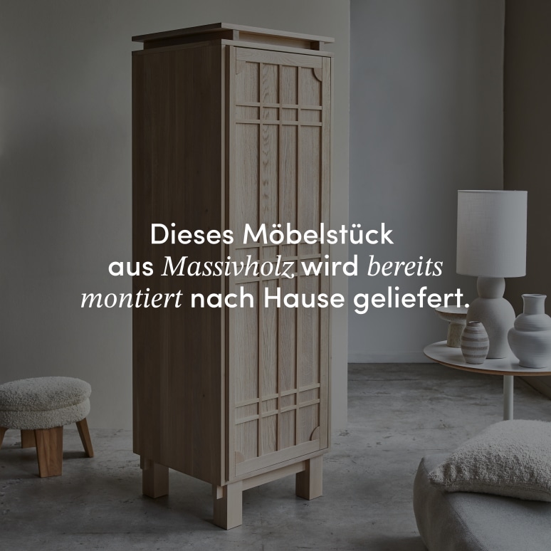 Bodi - Hochschrank aus massiver Eiche