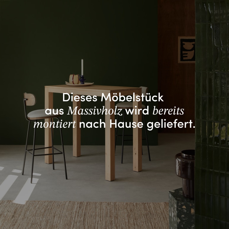 Eden - Bartisch aus massivem Eichenholz 2-4 Pers.