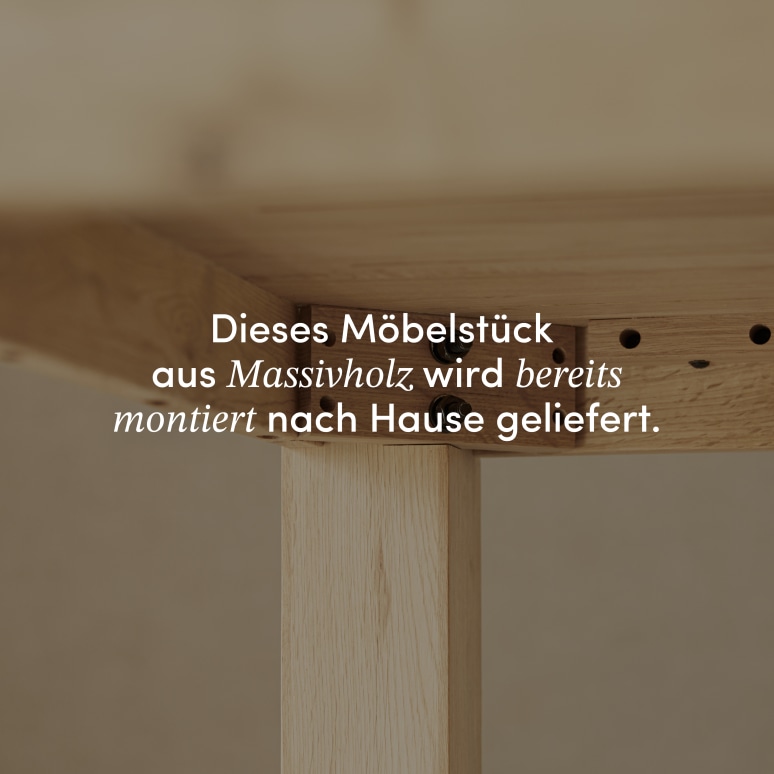 Eden - Bartisch aus massivem Eichenholz 2-4 Pers.