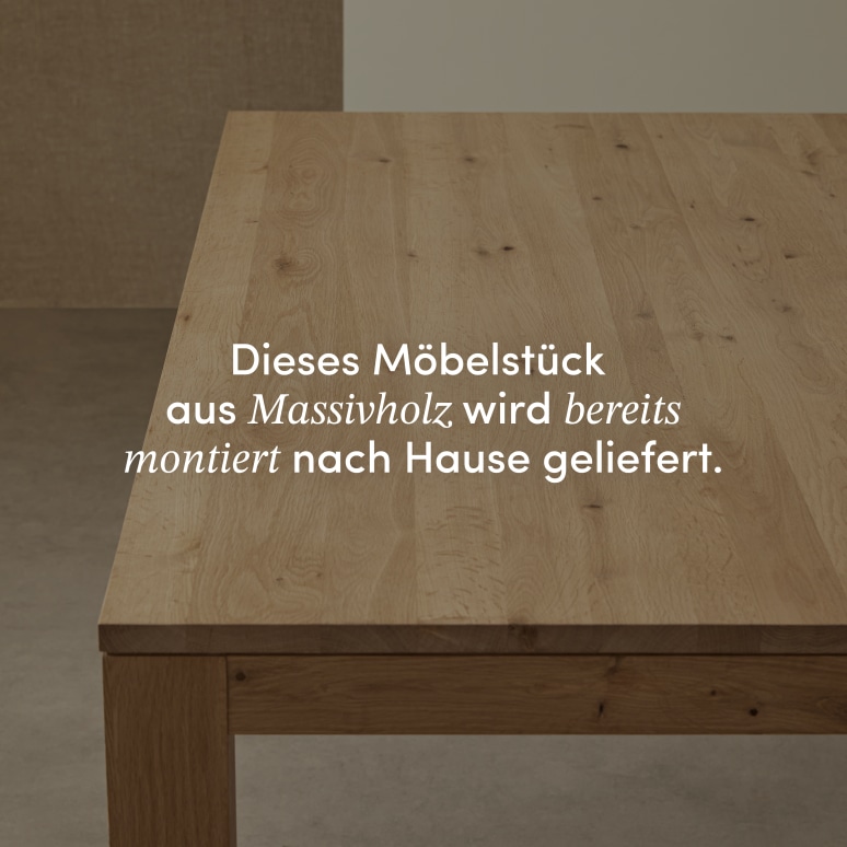 Eden - Bartisch aus massivem Eichenholz 2-4 Pers.