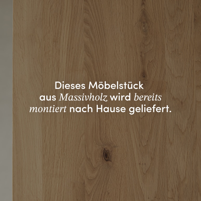 Eden - Bartisch aus massivem Eichenholz 4-6 Pers