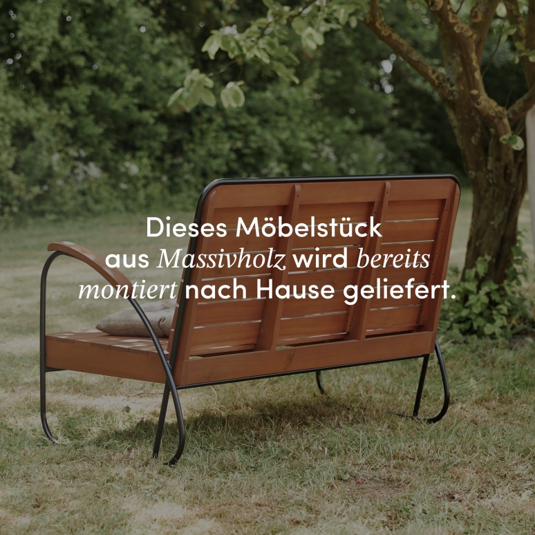 Key Wood - Gartenbank aus Akazie massiv