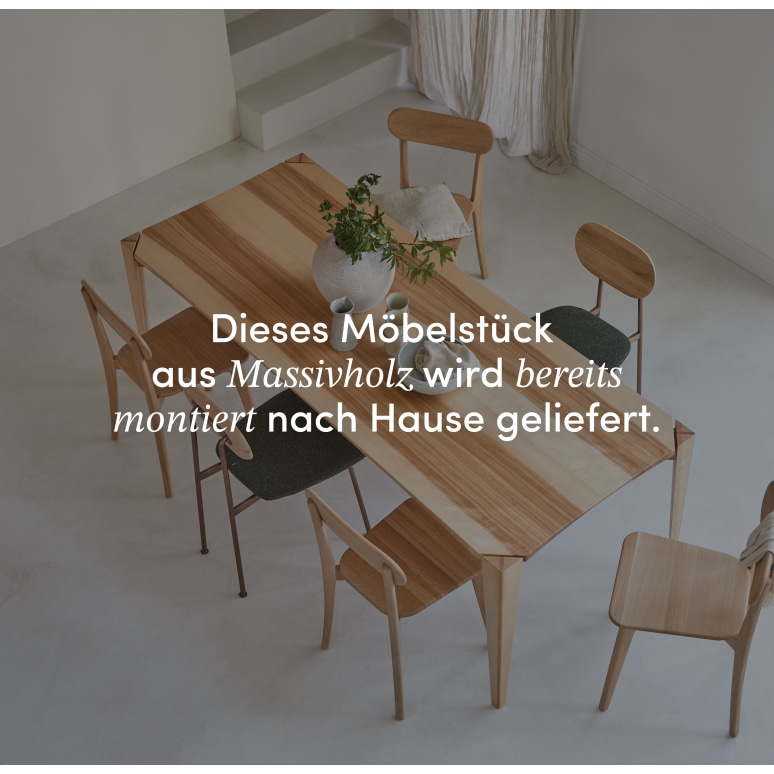 Paulin - Tisch aus massiver französischer Olivenesche 6-8 Pers.