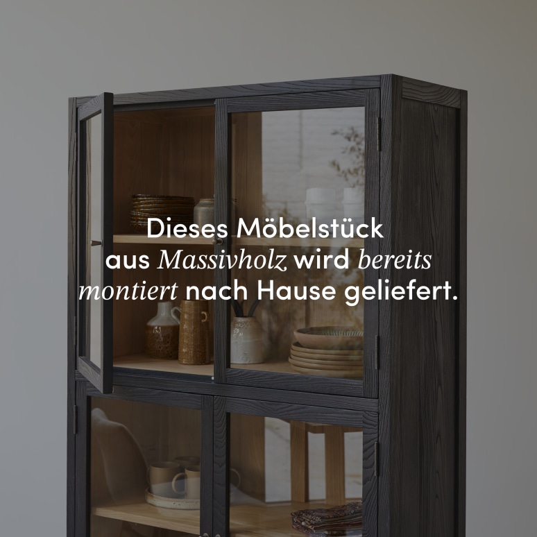 Carmen - Geschirrschrank aus massivem Eschenholz