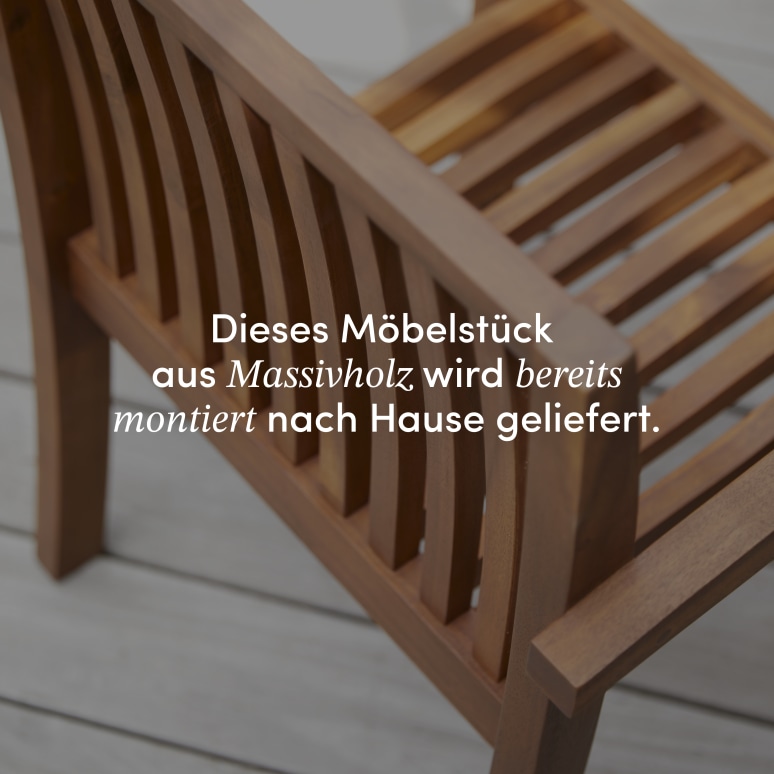 Pilar - 2er-Set Gartensessel aus massivem Akazienholz