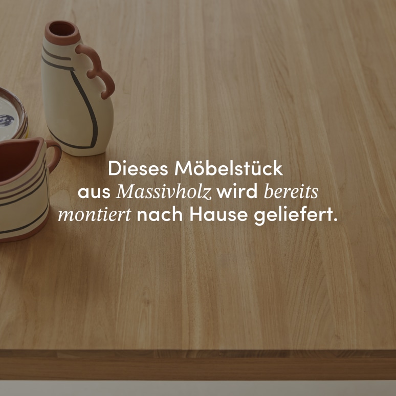 Eden - Tisch aus massivem Teak 4–6 Personen