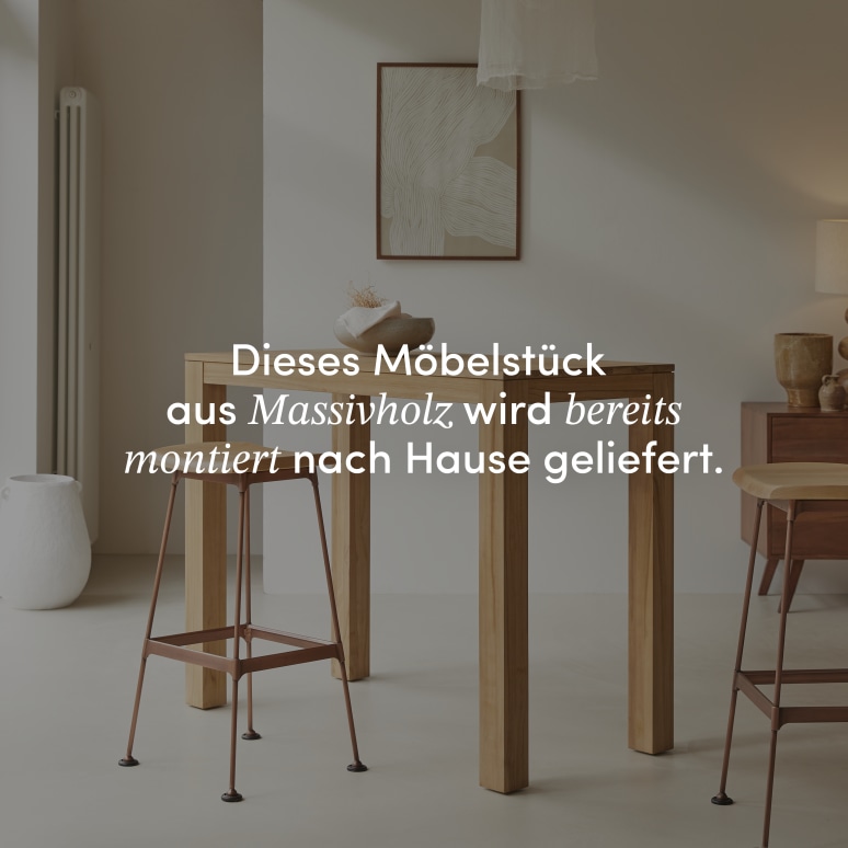 Eden - Bartisch aus massivem Teak für 2–4 Personen