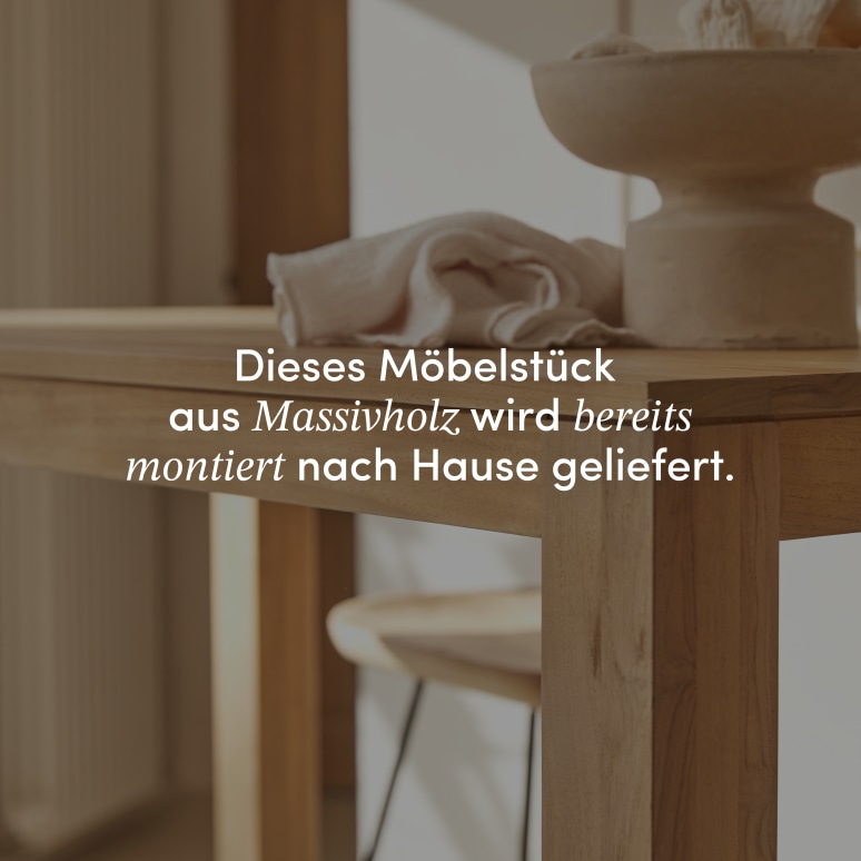 Eden - Bartisch aus massivem Teak 4-6 Pers