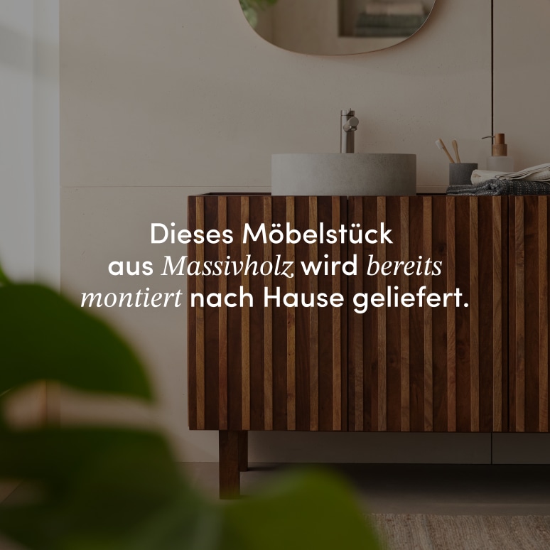 Milo - Badezimmermöbel aus Mangoholz 164 cm