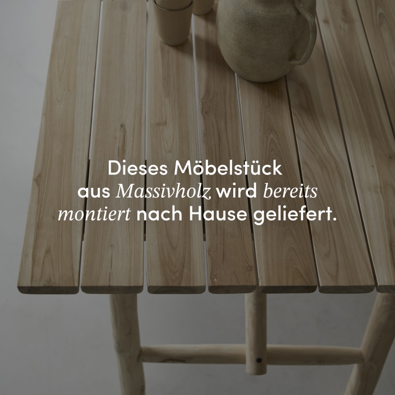 Mathilda - Esstisch aus Treibholz 4/6 pers
