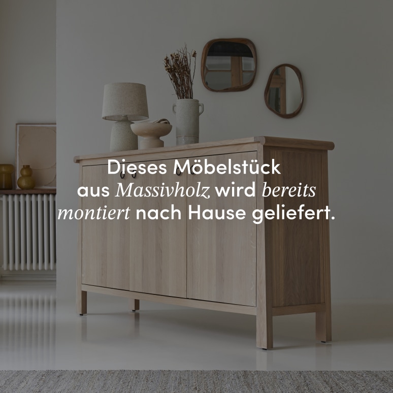 Volute - Anrichte aus massivem Eichenholz 180 cm