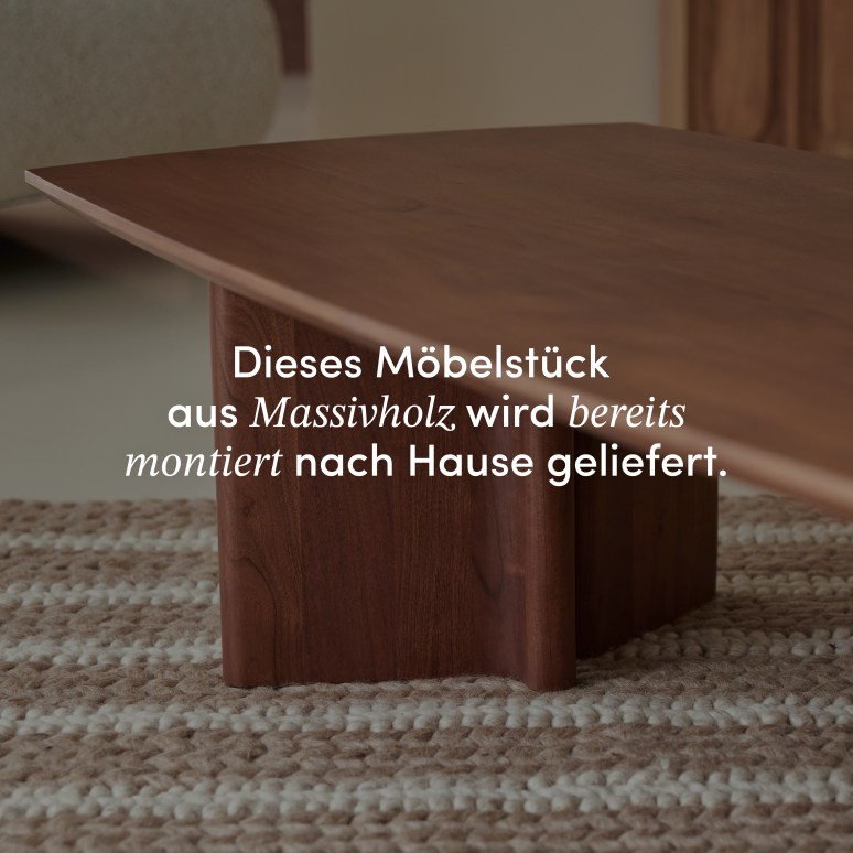 Suzanne - Couchtisch aus massivem Akazienholz