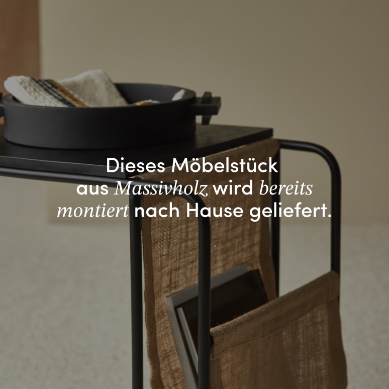 Fidele - Beistell-Couchtisch aus massivem Mangoholz