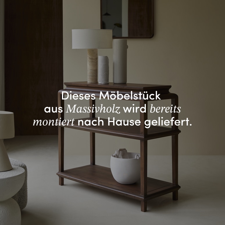 Achille - Konsole aus massiver Akazie 100 cm