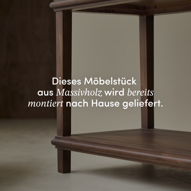 Achille - Konsole aus massivem Akazienholz 120 cm