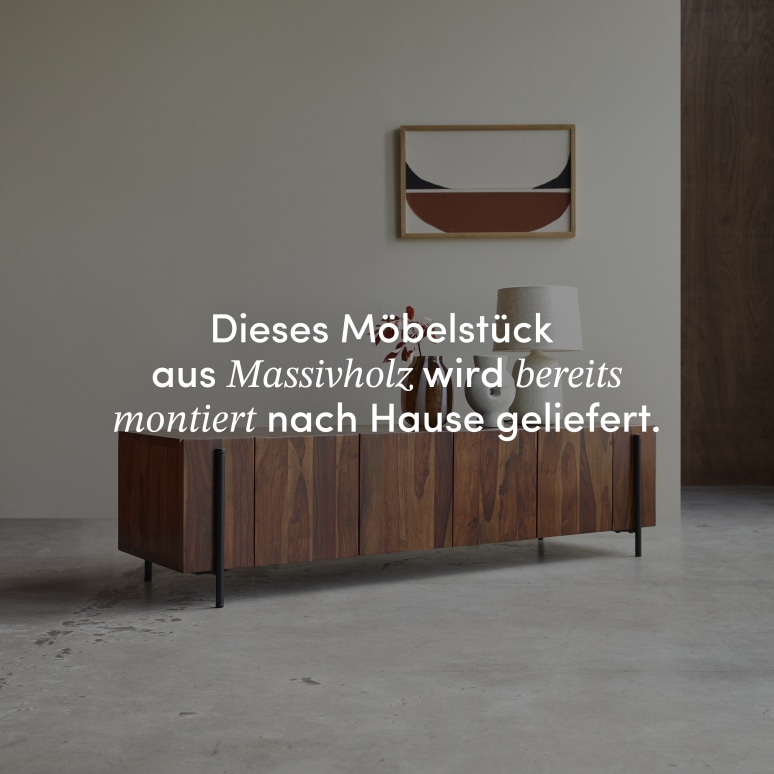 Honorine - Niedriges TV-Möbel aus massivem Palisanderholz 170 cm