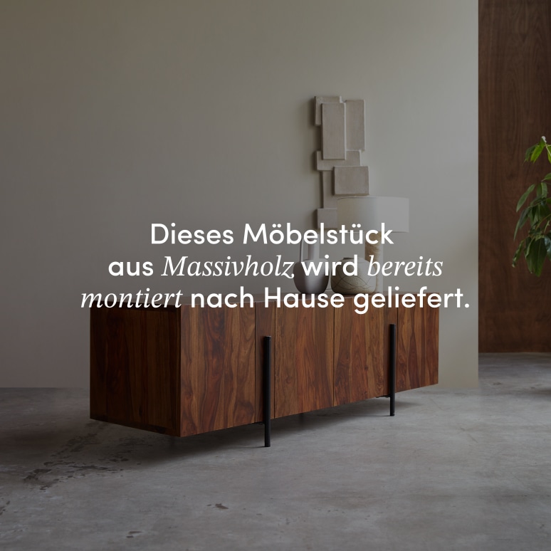 Honorine - Lowboard aus massivem Palisanderholz 165 cm