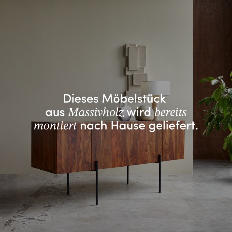 Honorine - Highboard aus massivem Palisanderholz 165 cm