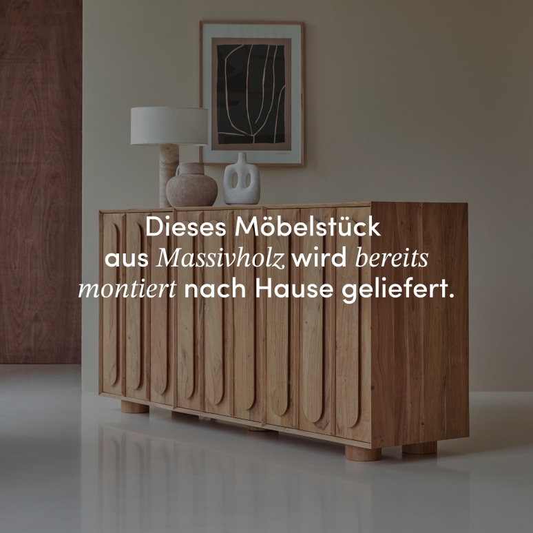 Olga - Buffet aus massivem Akazienholz 180 cm