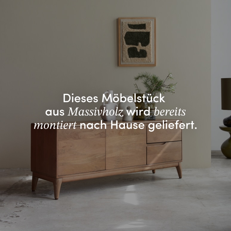 Gabrielle - TV-Schrank aus massivem Mangoholz, 140 cm