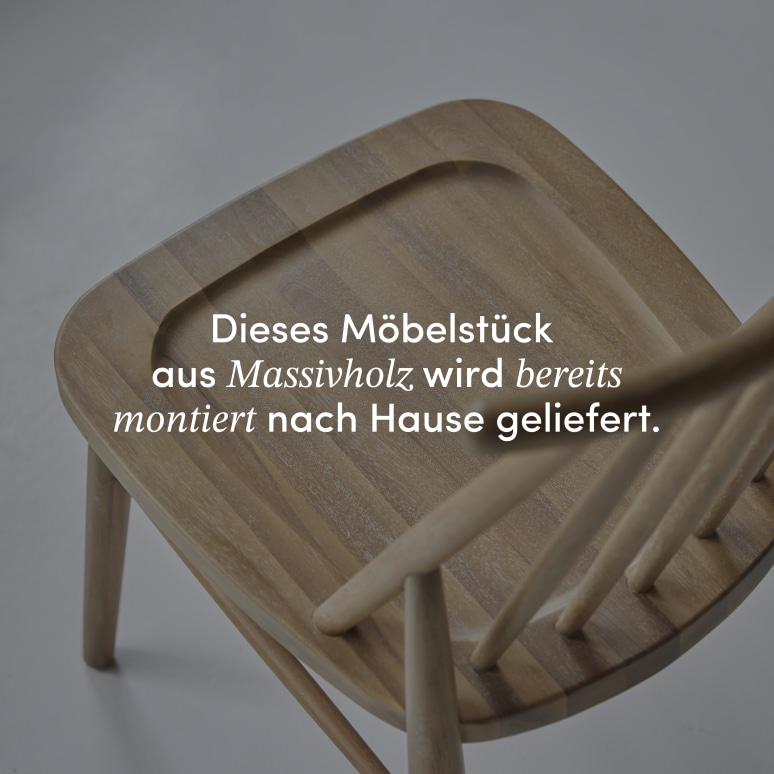 Léa - Stuhl aus massivem Akazienholz