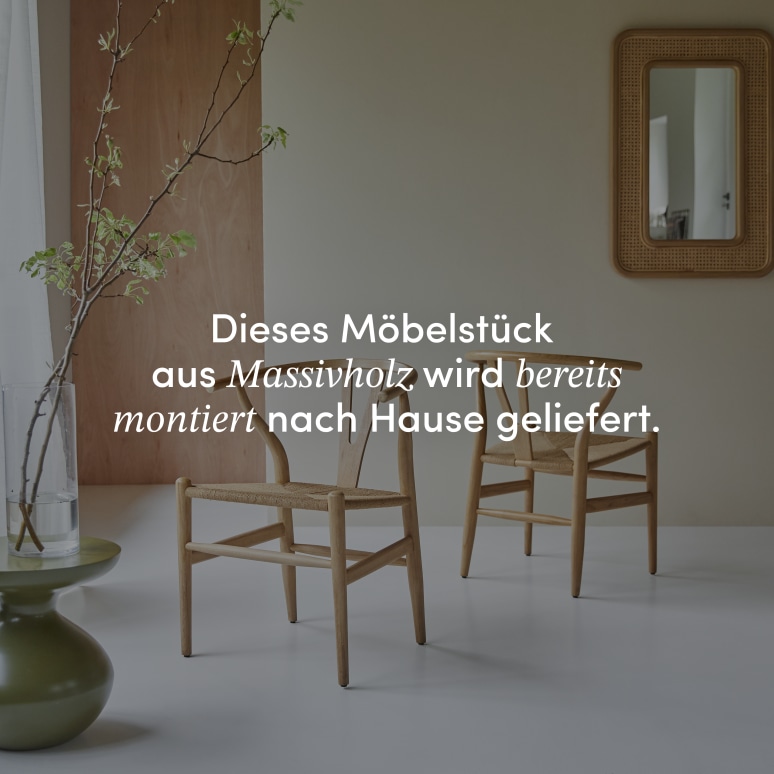 Blaise - Stuhl aus massivem Teakholz und Webware