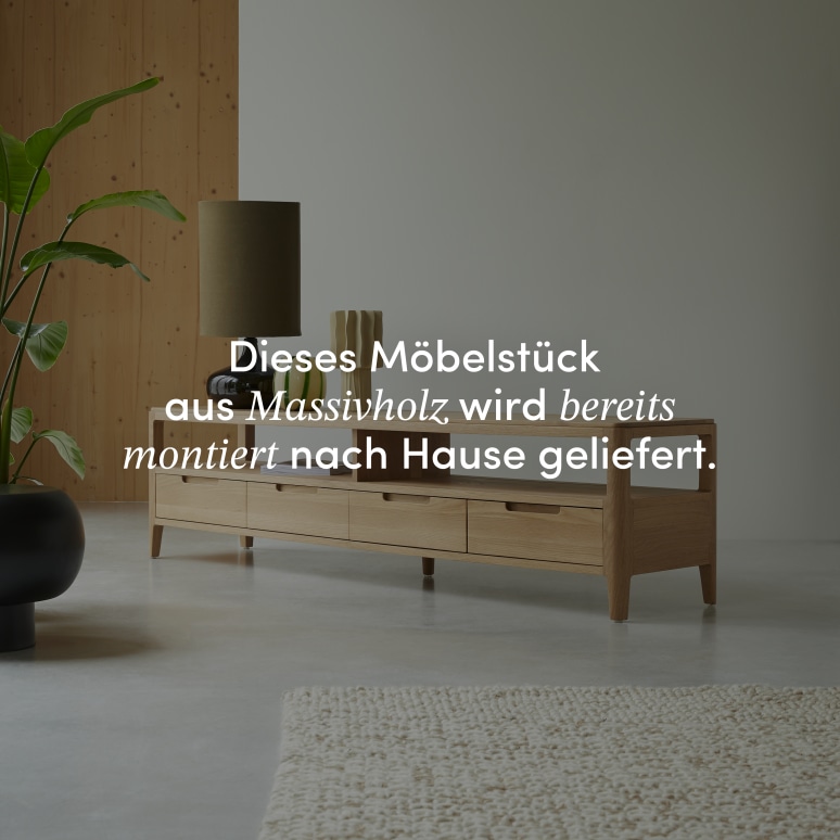 Arto - TV-Schrank aus massiver Eiche 180 cm